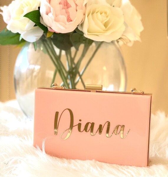 Unique Evening Clutch for Women Best Friends Gift for Her Co Workers Personalized Acrylic Clutch Purse Custom Personalized Acrylic Purse Etsy Ireland