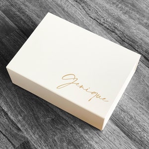 Magnetic Closure Box, Personalized Bridesmaid Box, Groomsmen Box Personalised Gift Box, Gift Ideas Bridesmaid Proposal Box Empty Box image 9