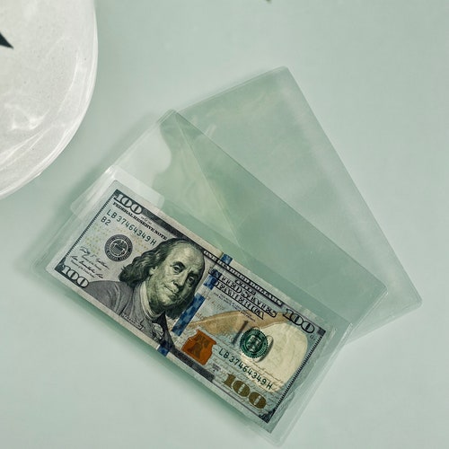 Mini Clear Cash Envelopes Etsy