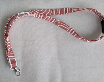 Lanyard - Coral Arches, canvas sleutelhanger, Breakaway Clip, ID-riem, verwijderbare clip, badgehouder