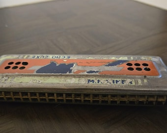 Vintage M. Hohner Echo-Luxe Harmonica | Made in Germany | Art Deco | Collector Piece