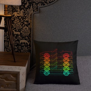 Trippy Premium Pillow Mazda Miata MX5 Gift