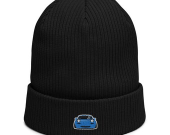 Mazda Miata MX5 Organic Ribbed Beanie Gift (Multiple Colors) Active