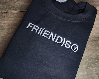 Friends V BTS Embroidered Crewneck