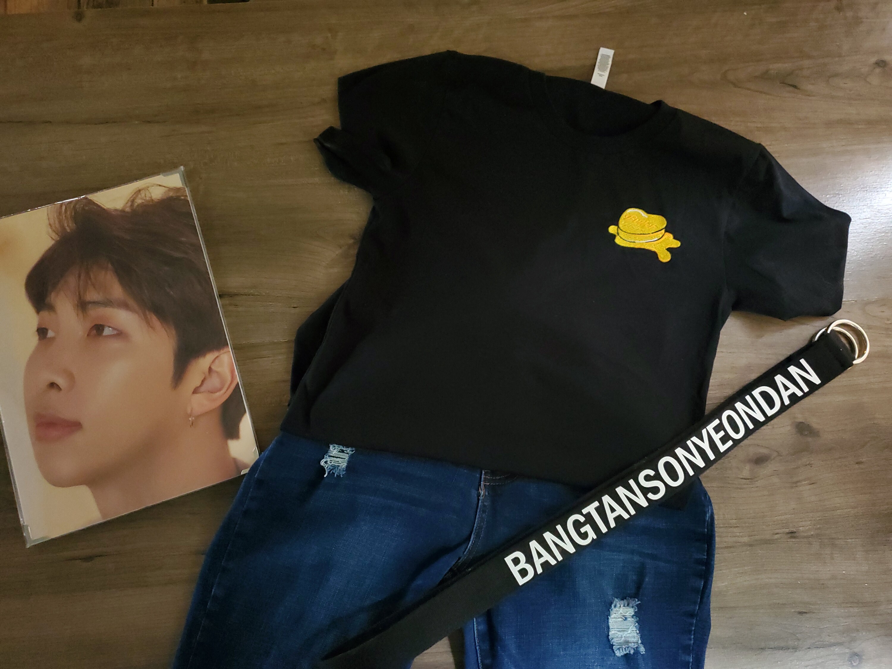 bts wearing butter shirt