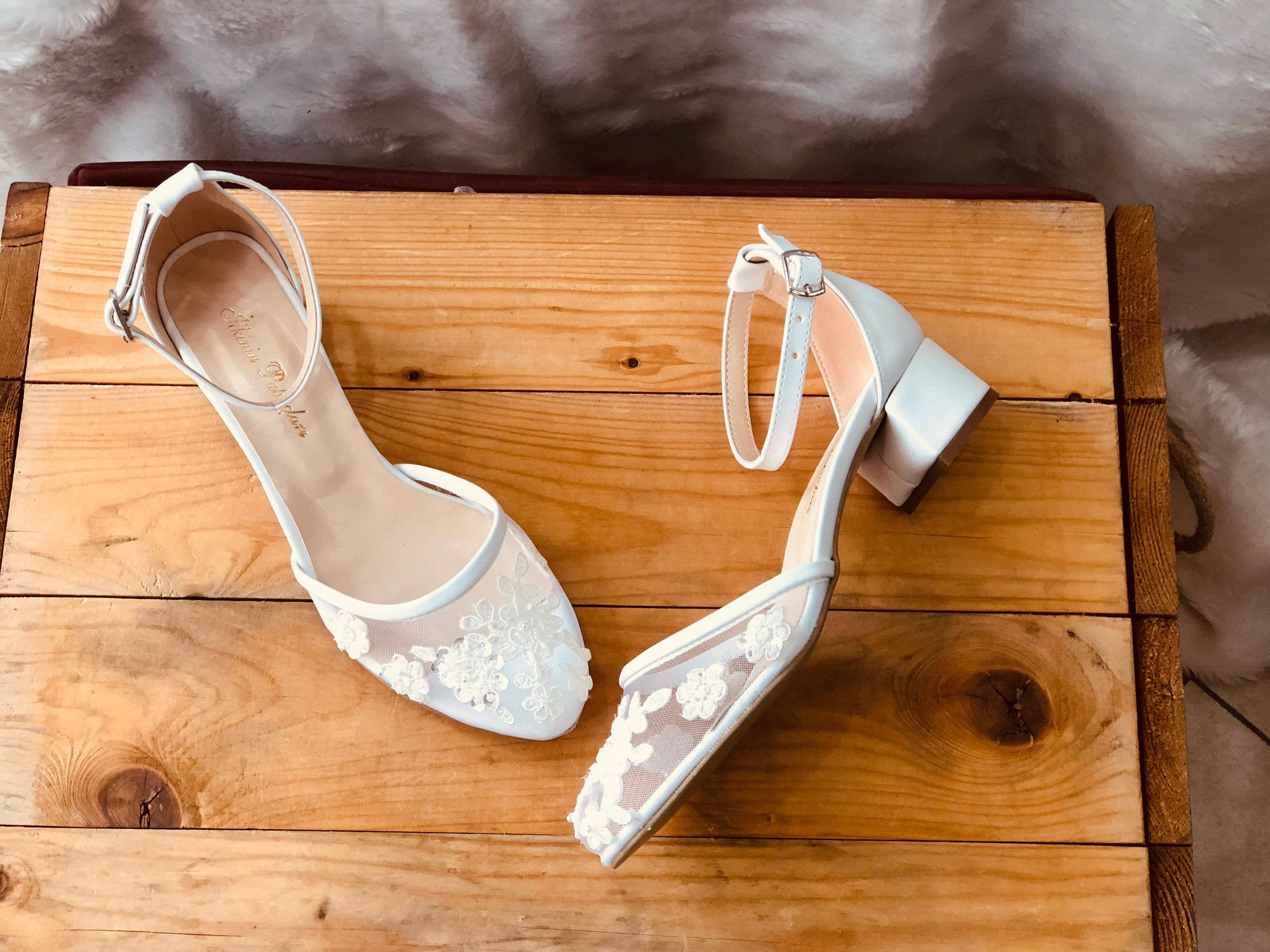 Embellished Tulle Wedding Shoes Bridal Shoes Bride Shoes - Etsy