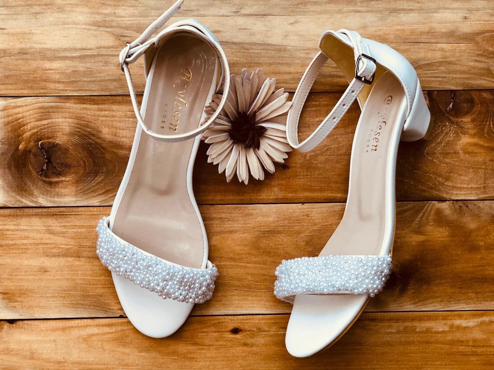 Pearl wedding shoes Handmade bridal shoes with pearls bride Etsy