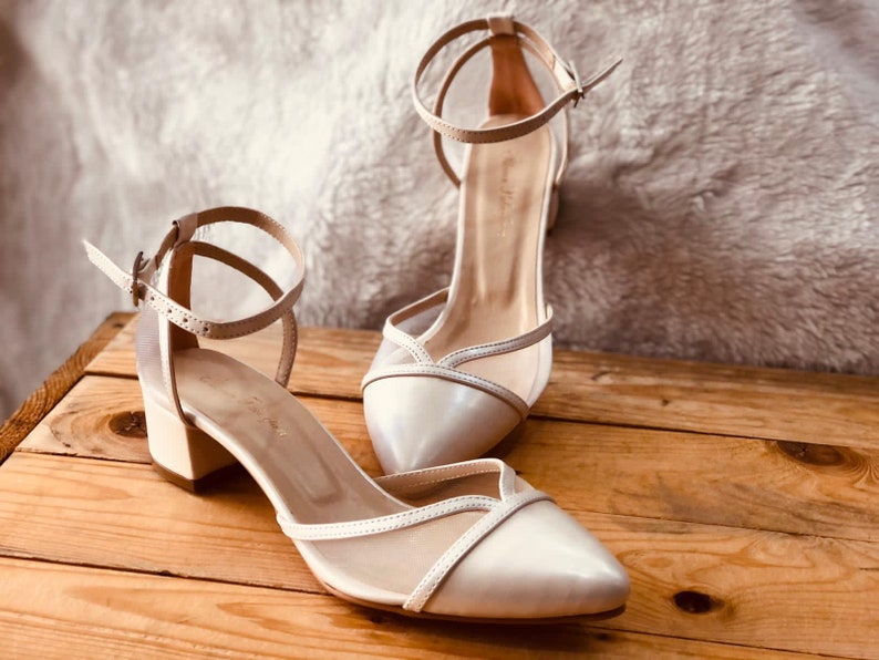 Tulle shops bride shoes, ivory color , wedding shoes for bride,women shoes for special day