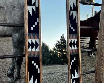 Rustic Western Mirror • Western Style Full Length