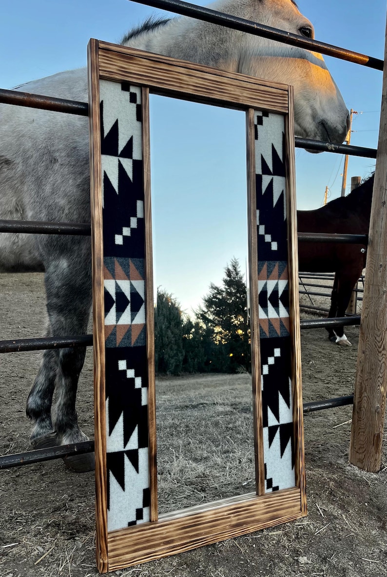 Rustic Western Mirror • Western Style Full Length