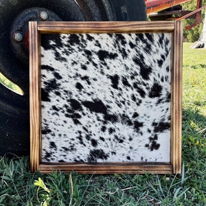 Branding Sign • Genuine Cowhide • Western Wedding