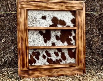 Genuine Cowhide Belt Buckle Display • Western Shelf •