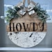 Howdy Western Welcome Sign • Genuine Cowhide Sign • Farmhouse Decor - Etsy