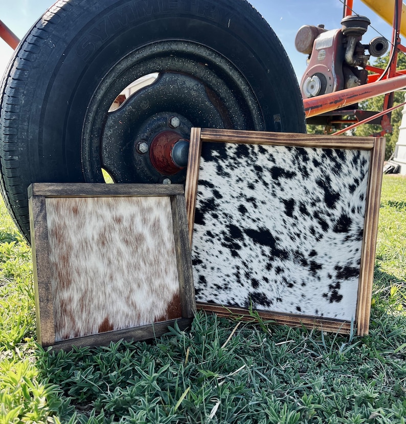 Branding Sign • Genuine Cowhide • Western Wedding