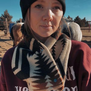 Western Wool Scarf | Handmade | Western Boho | Pendleton