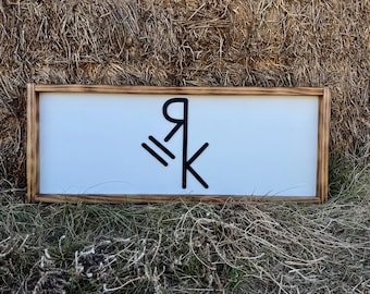 Brand Sign • Personalized Sign • Western Home