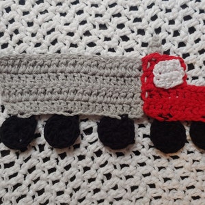 Easy Semi-Truck Crochet Applique Pattern