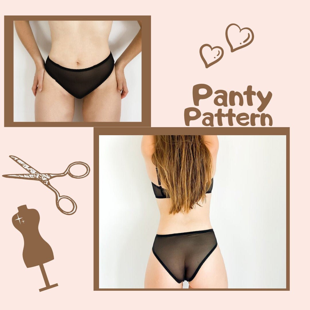Panties Sewing Pattern PDF Panty Sewing Pattern Women's Panties Sewing