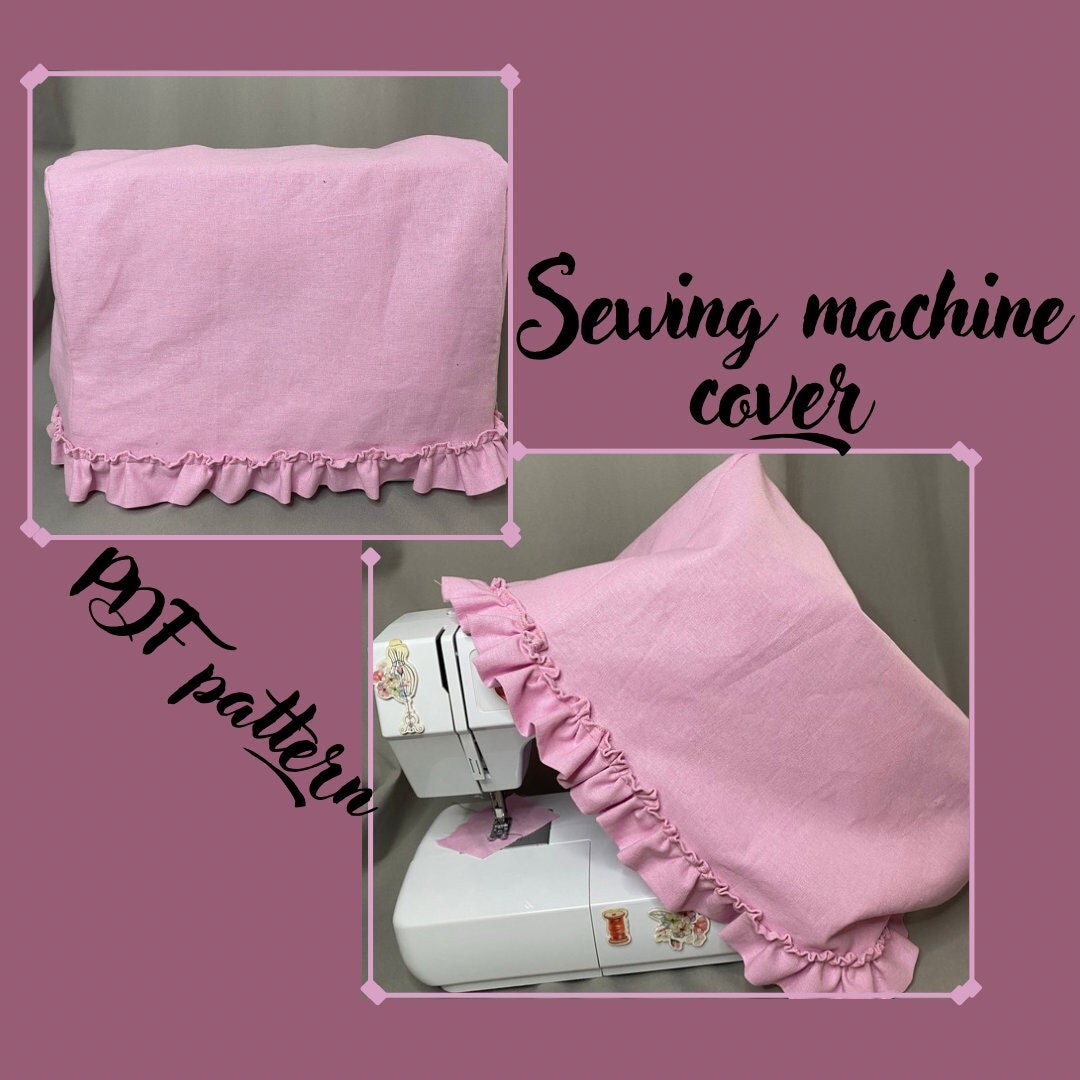 Sewing Machine Dust Cover Storage Cover for Most Basic Standard Machines  Purple Sewing Accessories Fabric 