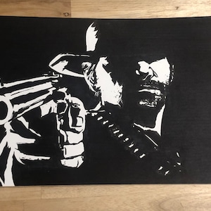 Cowboy Silhouette Print