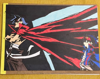 Anime Cape | Spiral Hero Druck