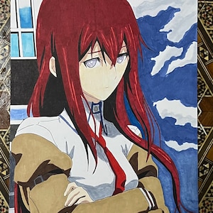 Redhead Scientist - Anime Print