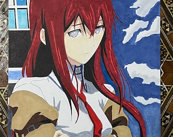 Rothaarige Wissenschaftlerin - Anime Poster