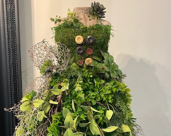 Forest Goddess Mannequin | Dress Form Tree | Dress Form Decor | Mannequin Tree | Decorated Dress Form | Nature Lovers Gift | Centerpiece