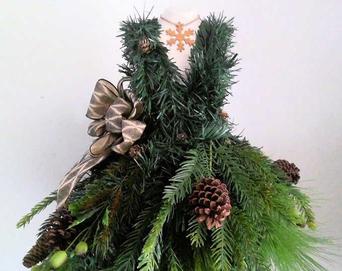 Mannequin Tree Unique Christmas Tree Christmas Centerpiece Etsy
