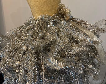 slim fit dress slacks Tinsel Pom Christmas Tree Sweater Dress – Ragstock main image 1