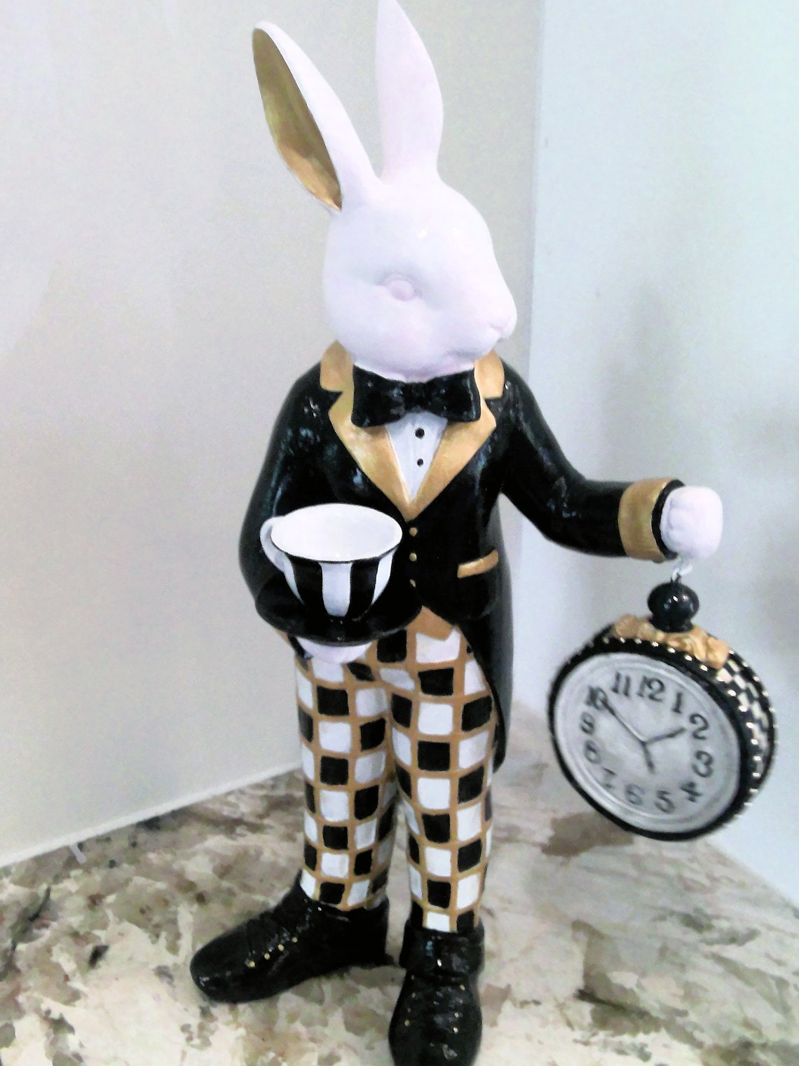 White Rabbit, Alice in Wonderland White Rabbit, Easter Rabbit, Hand ...