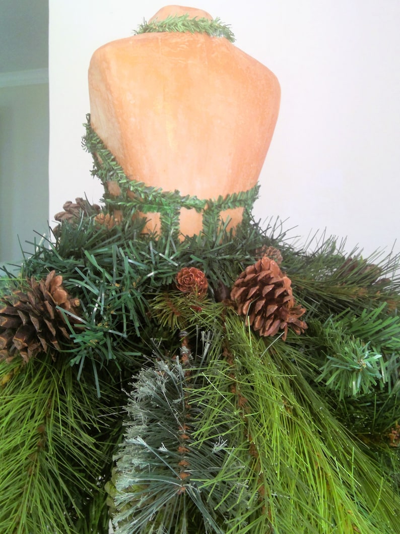 Mannequin Tree Unique Christmas Tree Christmas Centerpiece Etsy
