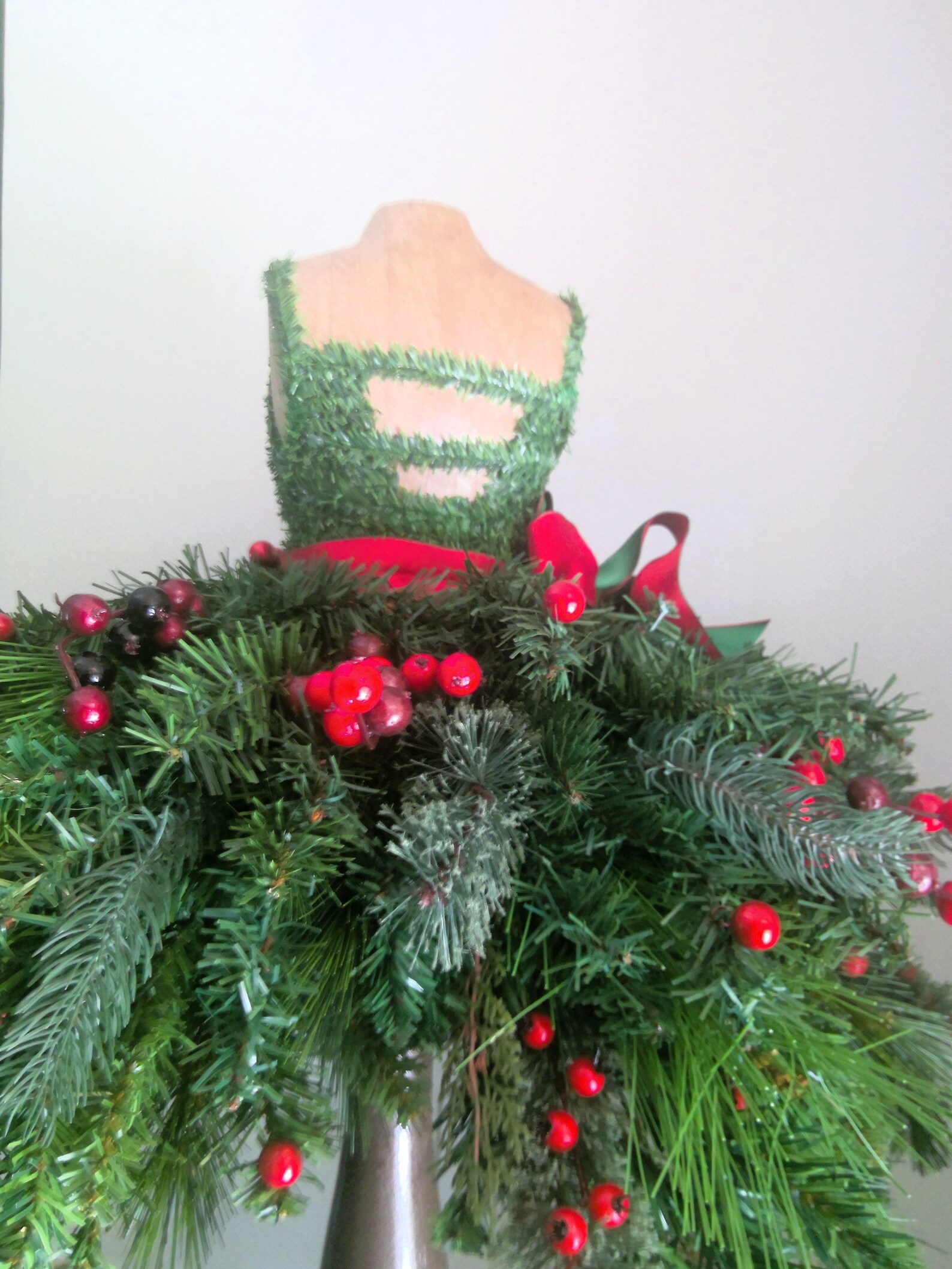 Mannequin Tree Unique Christmas Tree Christmas Centerpiece Etsy