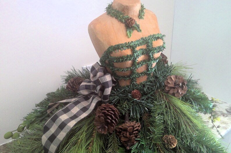 Mannequin Tree Unique Christmas Tree Christmas Centerpiece Etsy