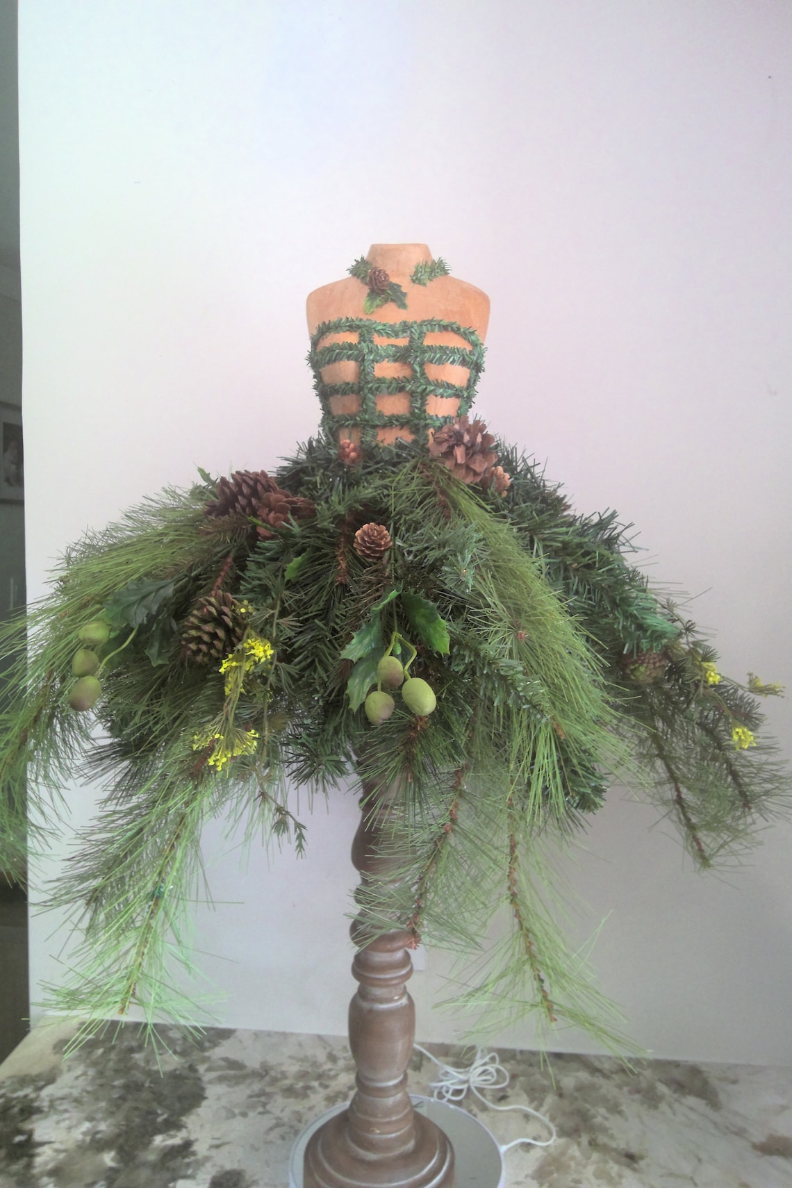 Mannequin Tree Unique Christmas Tree Christmas Centerpiece Etsy