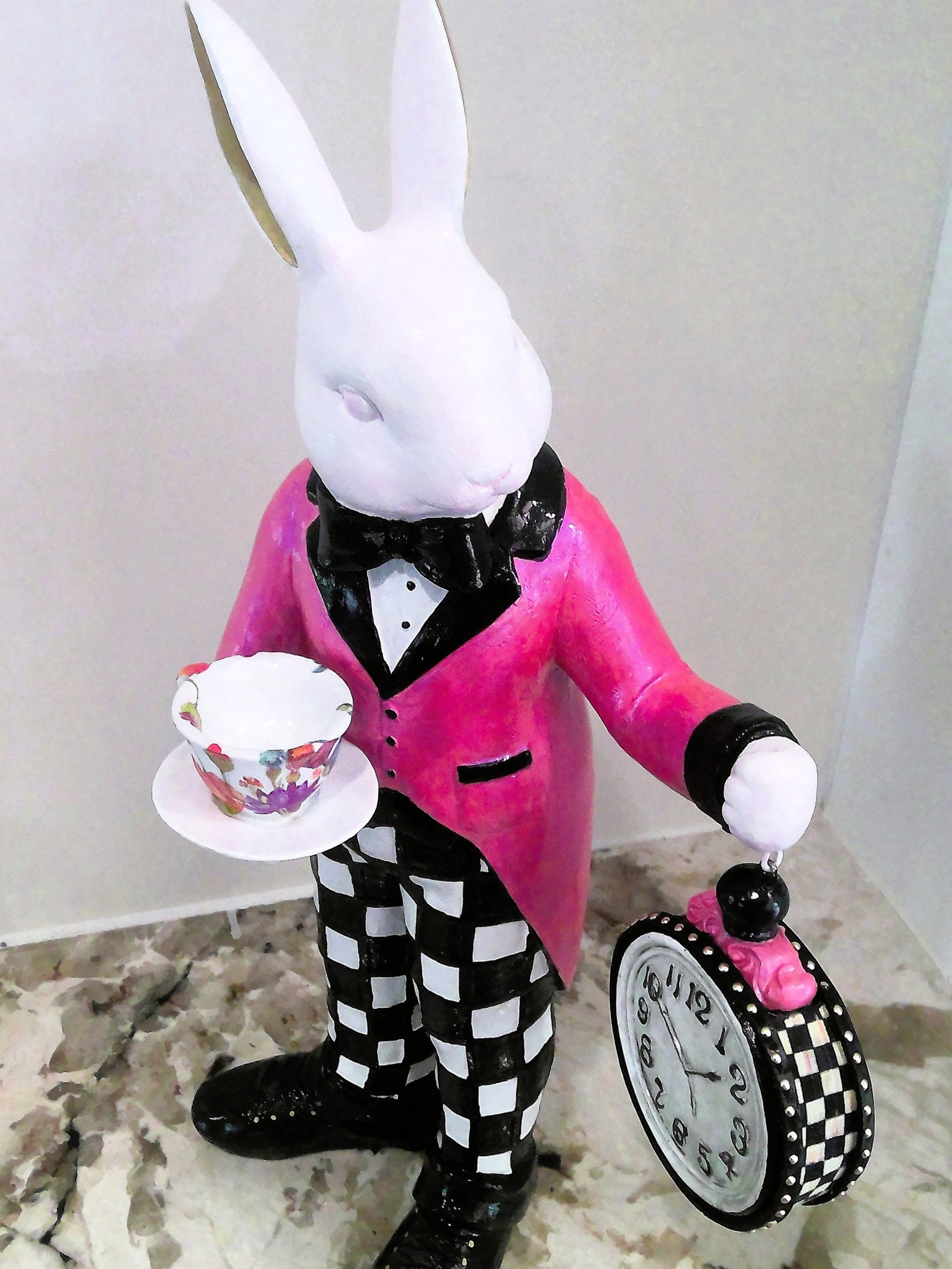 White Rabbit, Alice in Wonderland White Rabbit, Easter Rabbit, Hand ...