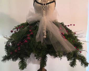 white christmas dresses Steampunk Angel Christmas Tree Topper Project main image 1