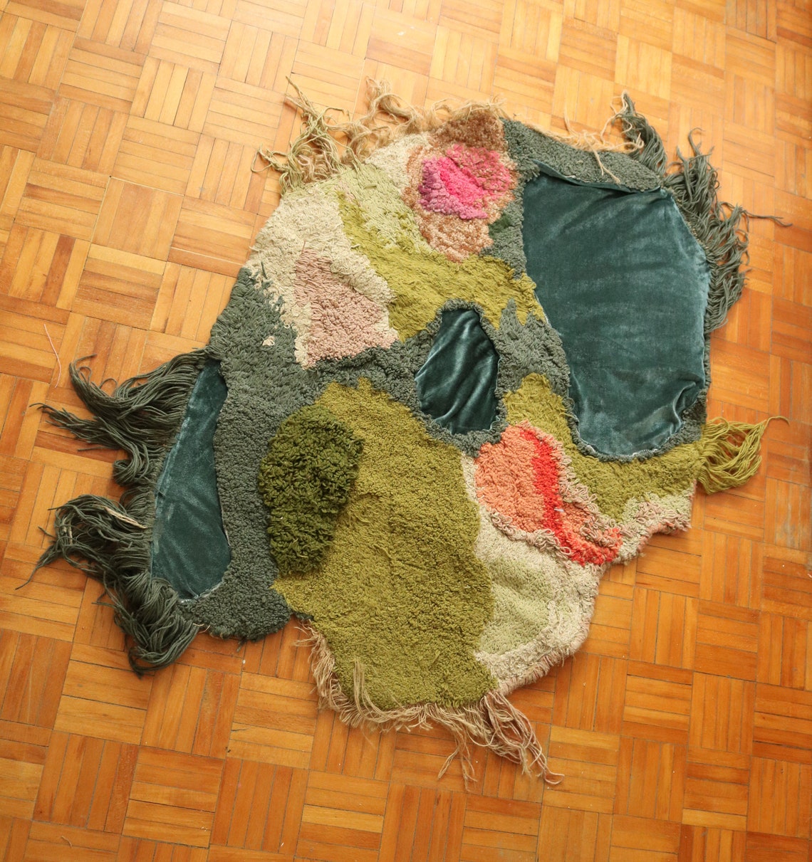 Punched Needle and Sewed Rug - Etsy