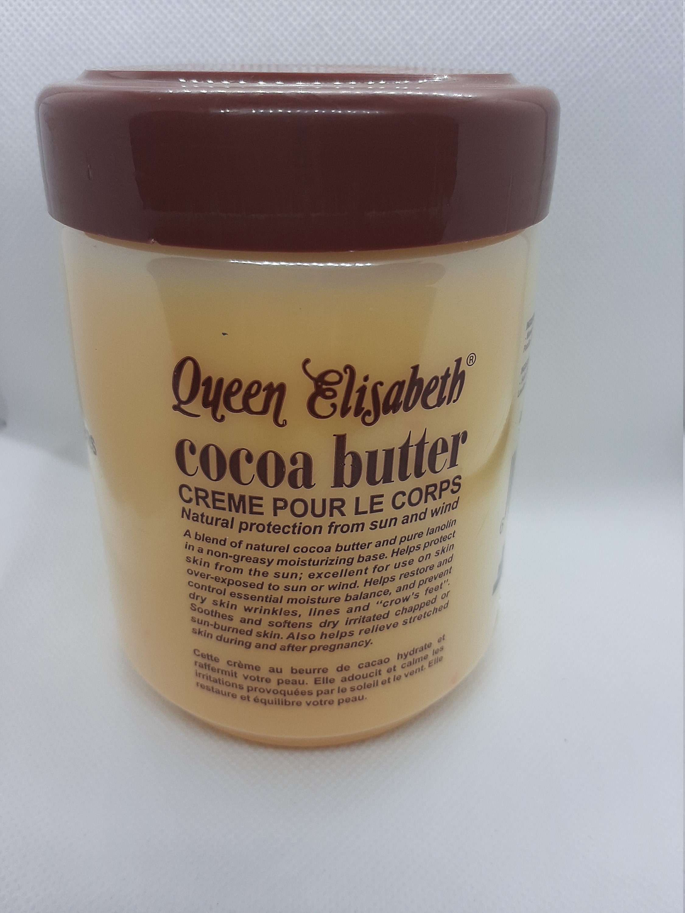 Queen Elizabeth Cocoa Butter, Hand and Body Cream 500ml 16.90 Fl.oz Etsy