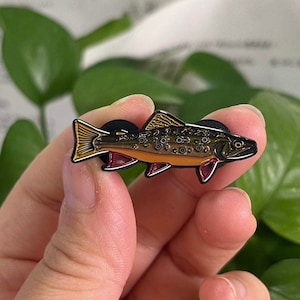 Brook Trout - Fish Pin with Gift Box