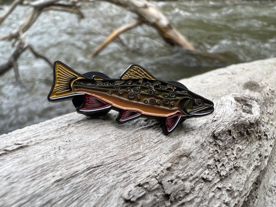 Rainbow Trout Enamel Pin Quality Fishing Pin Fly Fishing Gift for Men &  Women -  Canada
