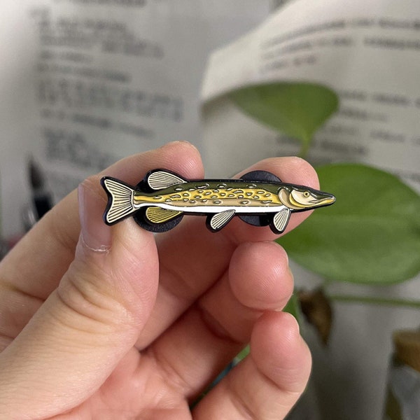 Northern Pike - Fish Pin with Gift Box