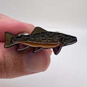 Brook Trout - Fish Pin with Gift Box