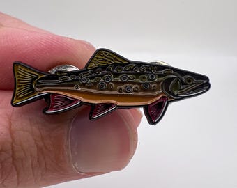 Brook Trout - Fish Pin with Gift Box
