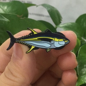 Yellowfin Tuna - Fisch Pin mit Geschenkbox