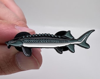 Sturgeon - Fish Pin with Gift Box