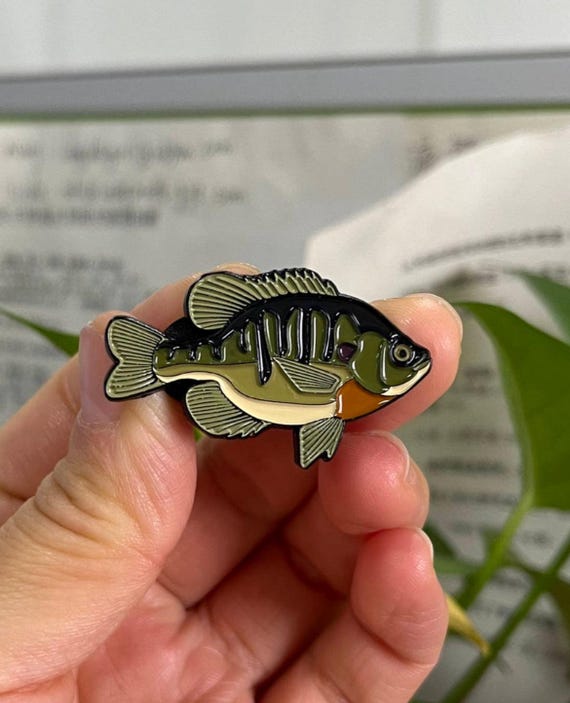 Bluegill Fish Pin With Gift Box Finland