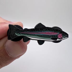 Rainbow Trout   - Fish Pin with Gift Box