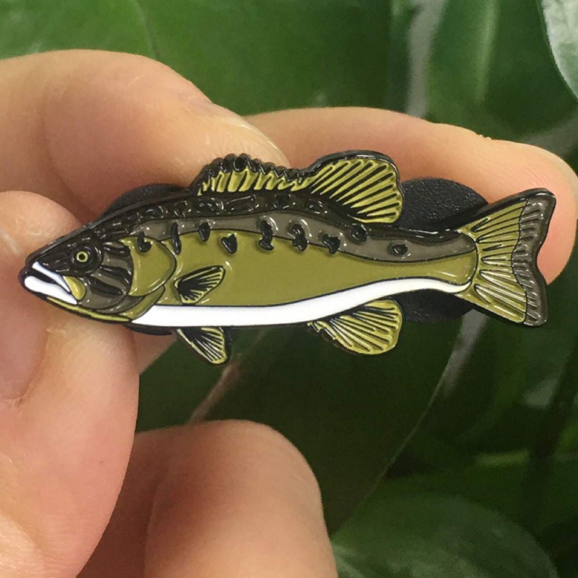 Smallmouth Bass Fish Pin With Gift Box 