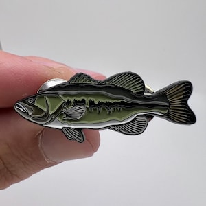 Largemouth Bass  - Fish Pin with Gift Box